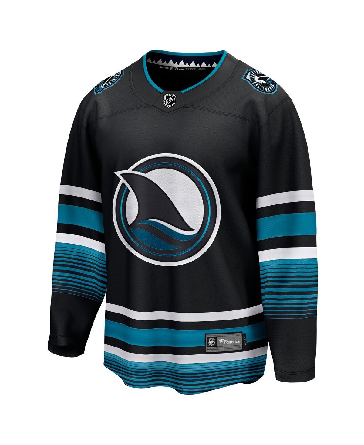 Men's FanaticsSan Jose Sharks Alternate Premier Breakaway Jersey - Black
