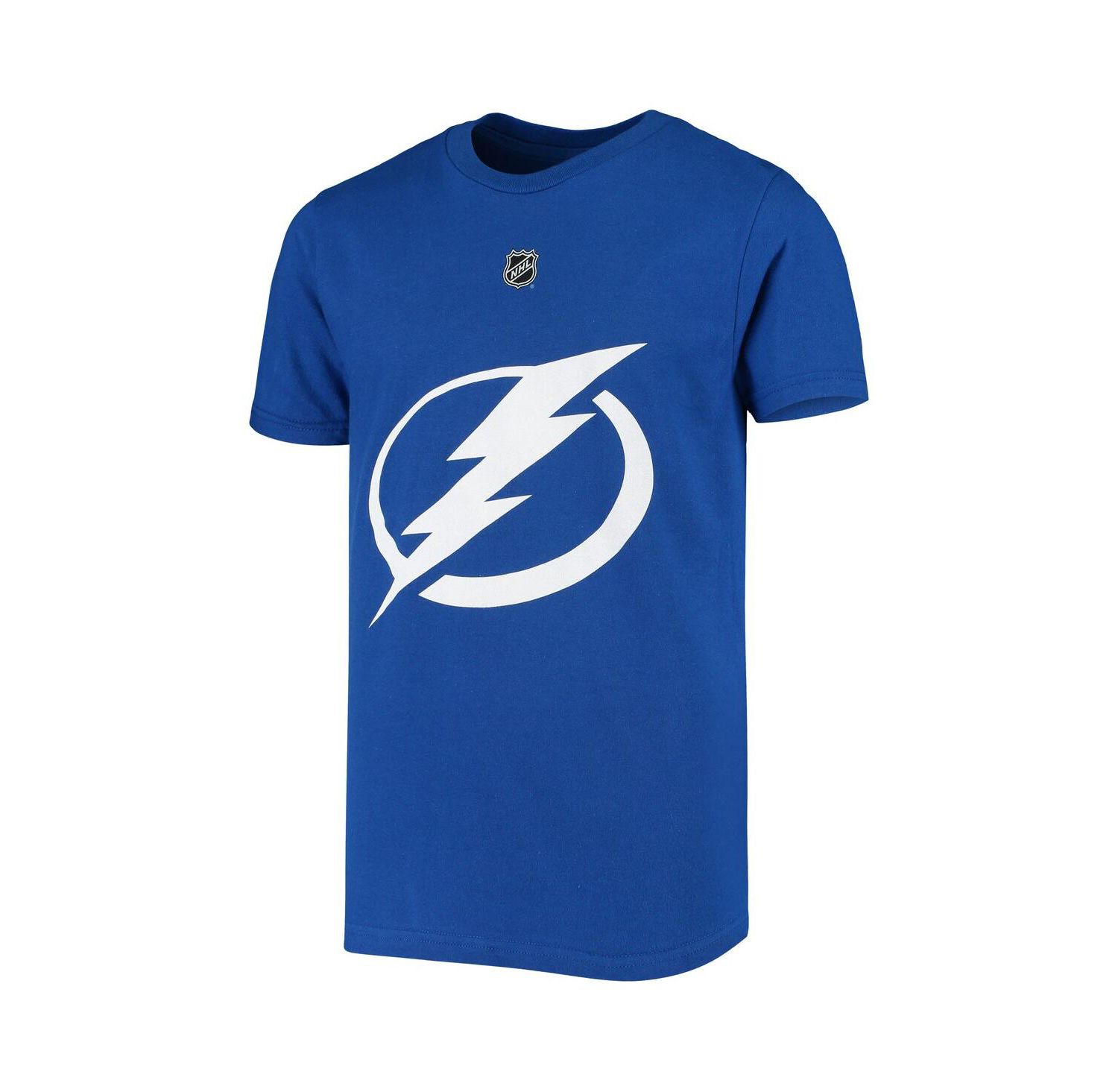 Big Boys Nikita Kucherov Royal Tampa Bay Lightning Player Name and Number T-shirt