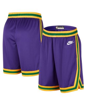 Men s Purple Utah Jazz 2023 24 Classic Edition Hardwood Classics Performance Swingman Shorts