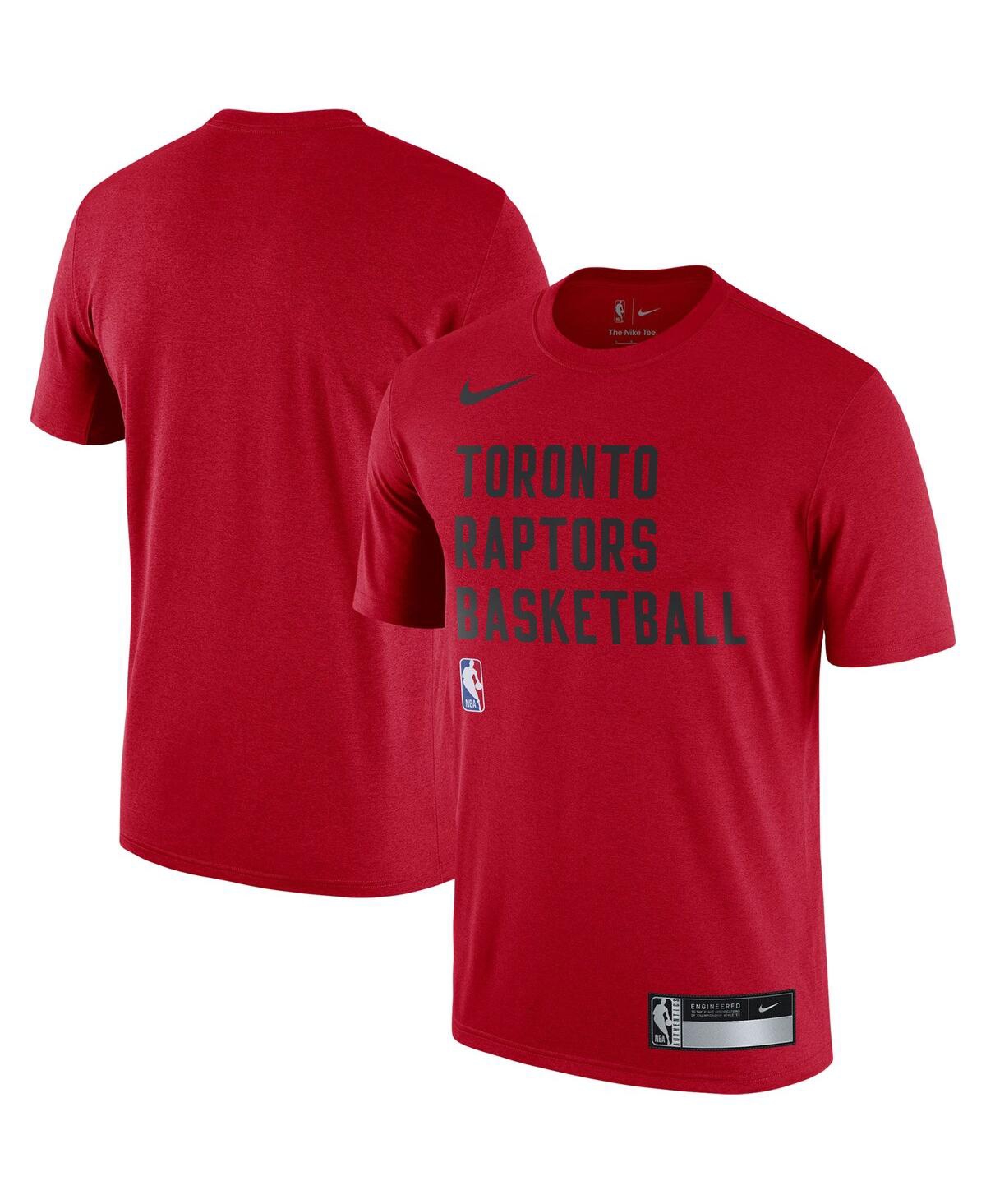 Shop Nike Men's  Red Toronto Raptors 2023/24 Sideline Legend Performance Practice T-shirt