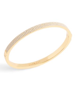 Faux Stone Pave Bangle Bracelet