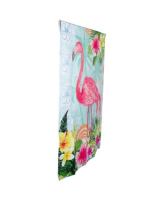 Tropical Flamingo Spring Outdoor House Flag 28" x 40"