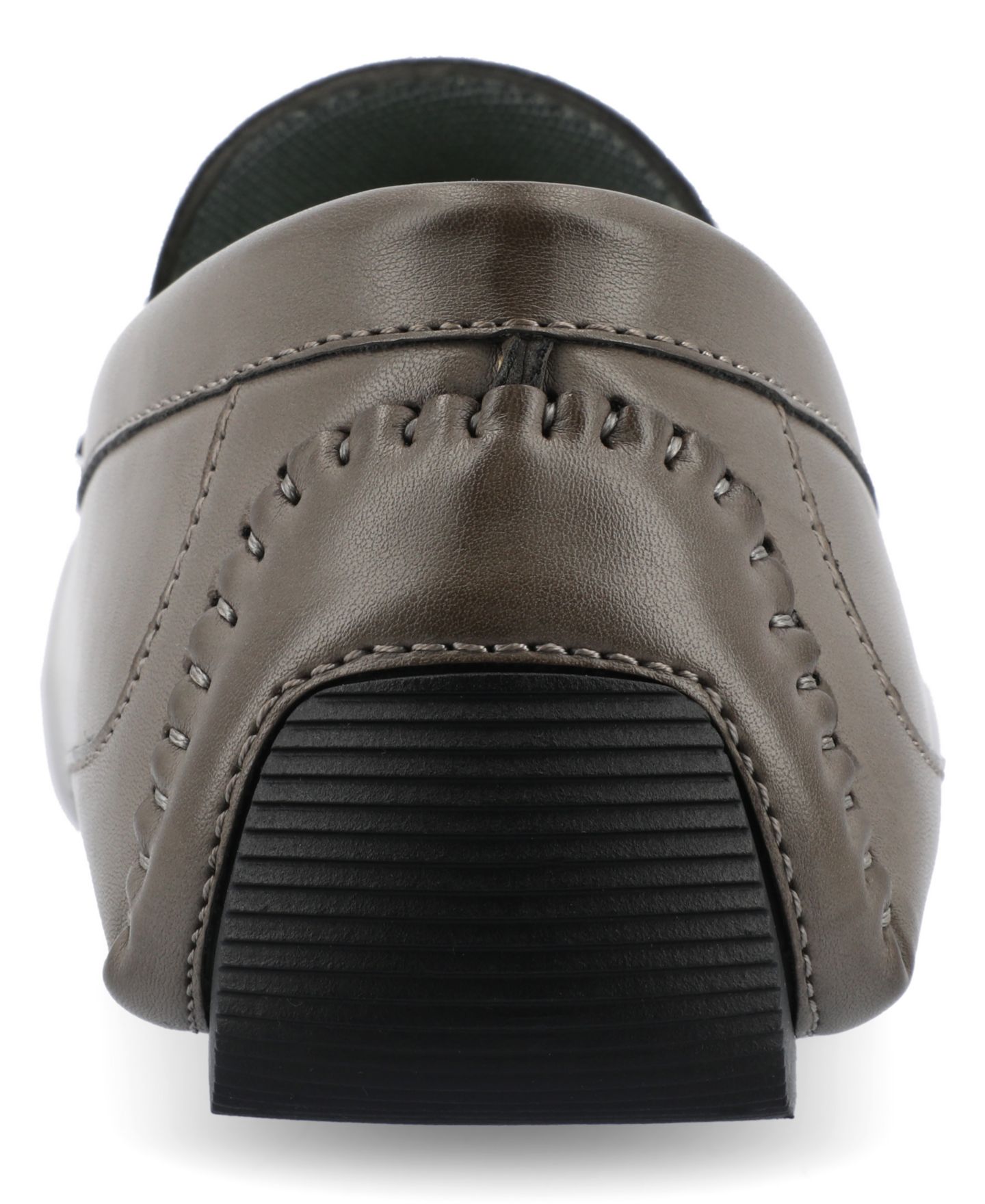 Мужские туфли Vance Co. Holden Tru Comfort Foam Slip-On Bit Driving, цвет: Серый — фото 3