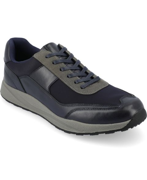 Мужские повседневные кроссовки Vance Co. Thomas Tru Comfort на шнуровке с пеной, цвет: Синий