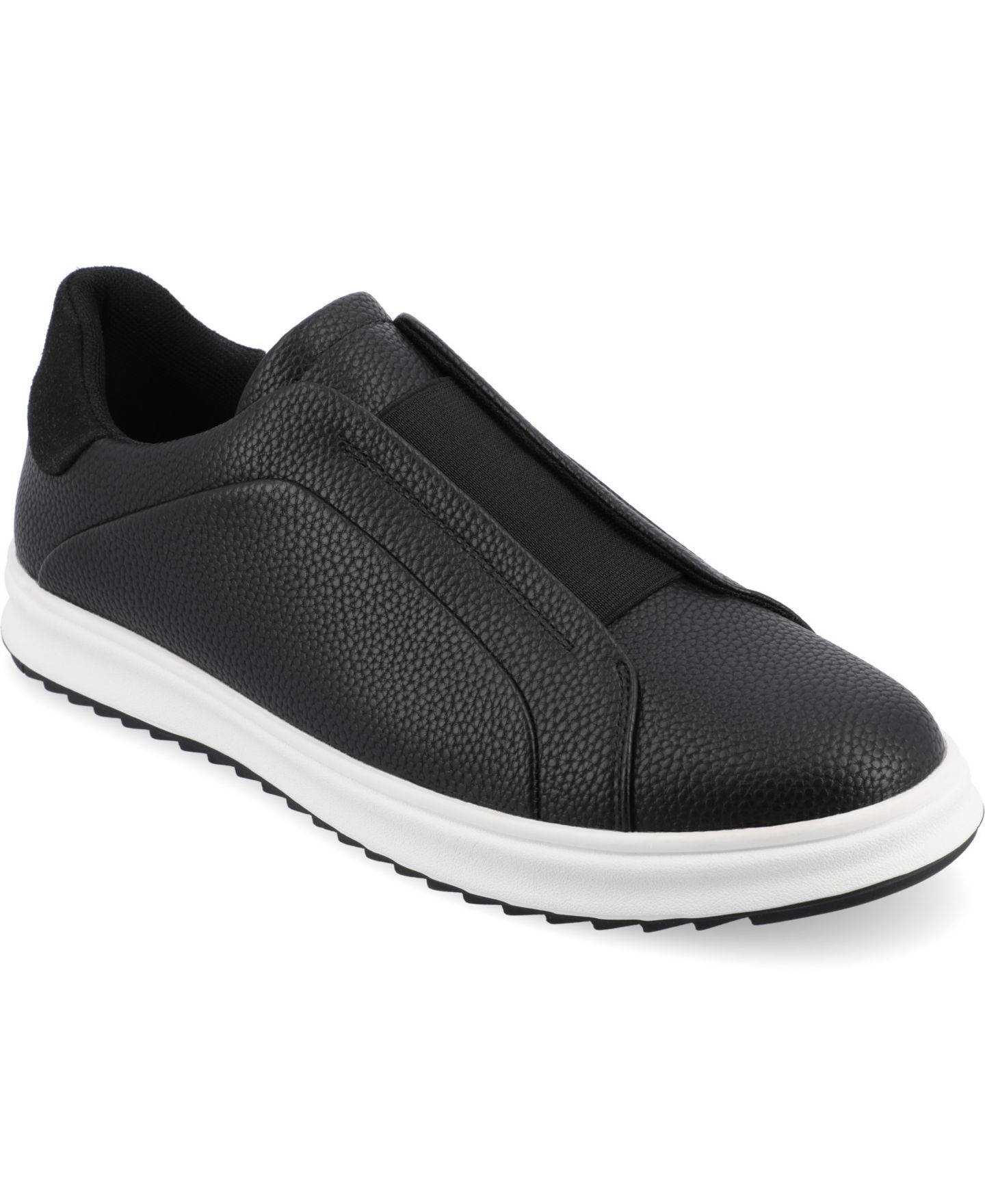 Мужские кроссовки Vance Co. Matteo Tru Comfort Foam Slip-On, цвет: Чёрный — фото 1