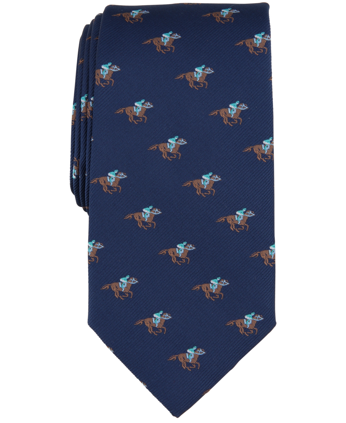 Club Room Men's Norwood Horse Rider Tie, Created For Macy's In Navy