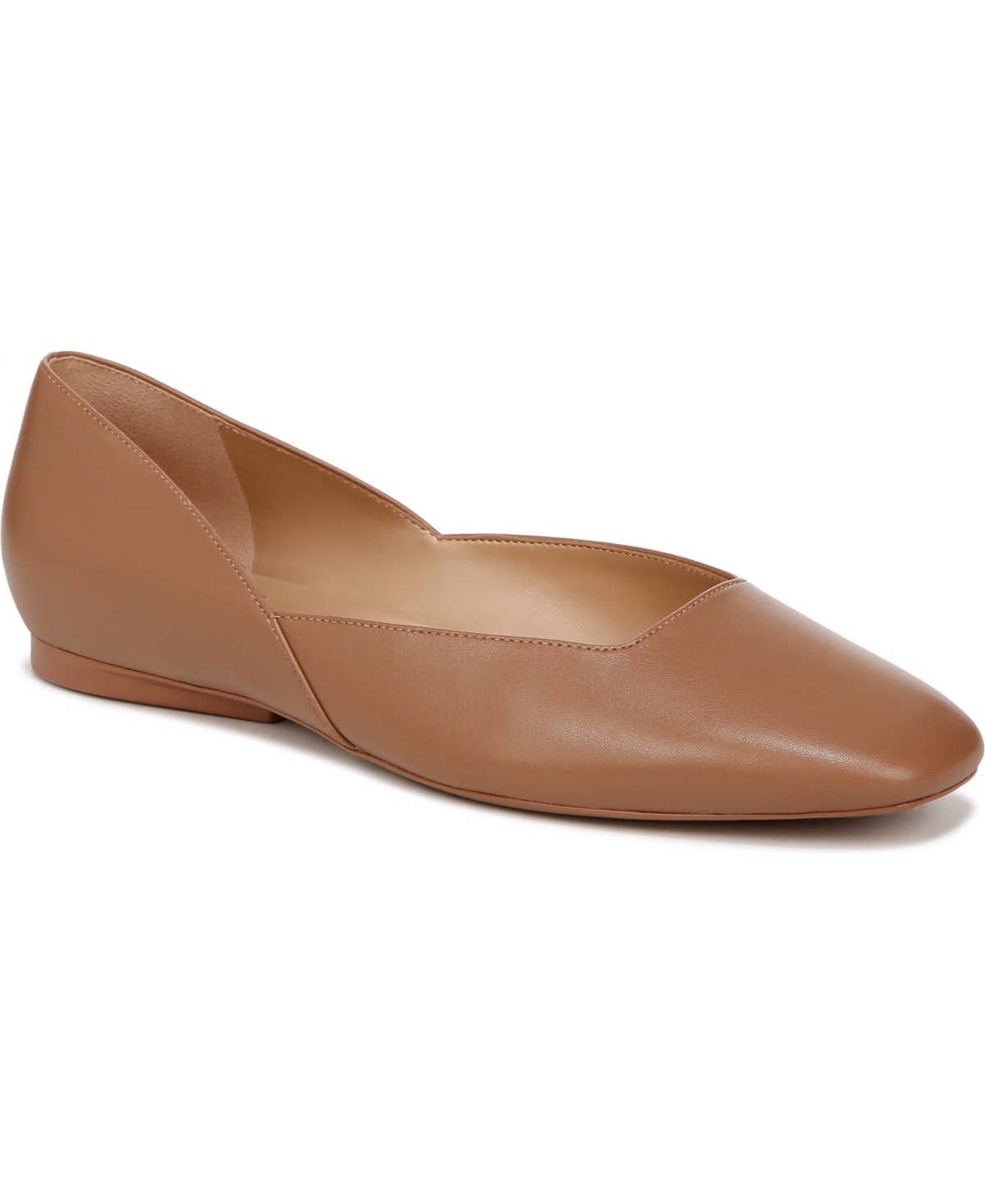Shop Naturalizer Cody Ballet Flats In Cafe Leather