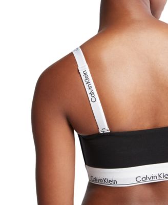 Calvin Klein Women's Modern Cotton Lightly Lined Bandeau Bralette QF7628