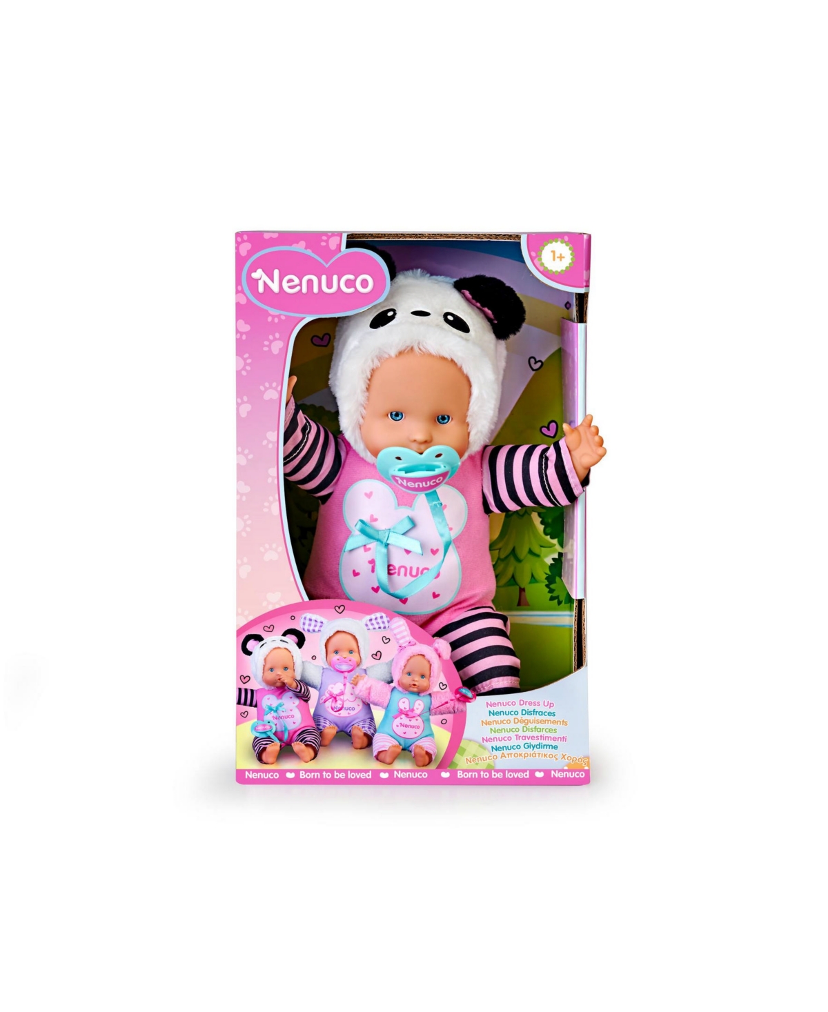 Nenuco Dress Up Baby Doll with Panda Outfit