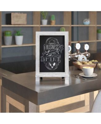 Hanging Or Tabletop Chalkboard With Legs/Wedding Table Sign/Kitchen Countertop Memo Board
