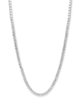 EFFY Collection - Diamond 18" Tennis Necklace (5-1/10 ct. t.w.) in 14k White Gold