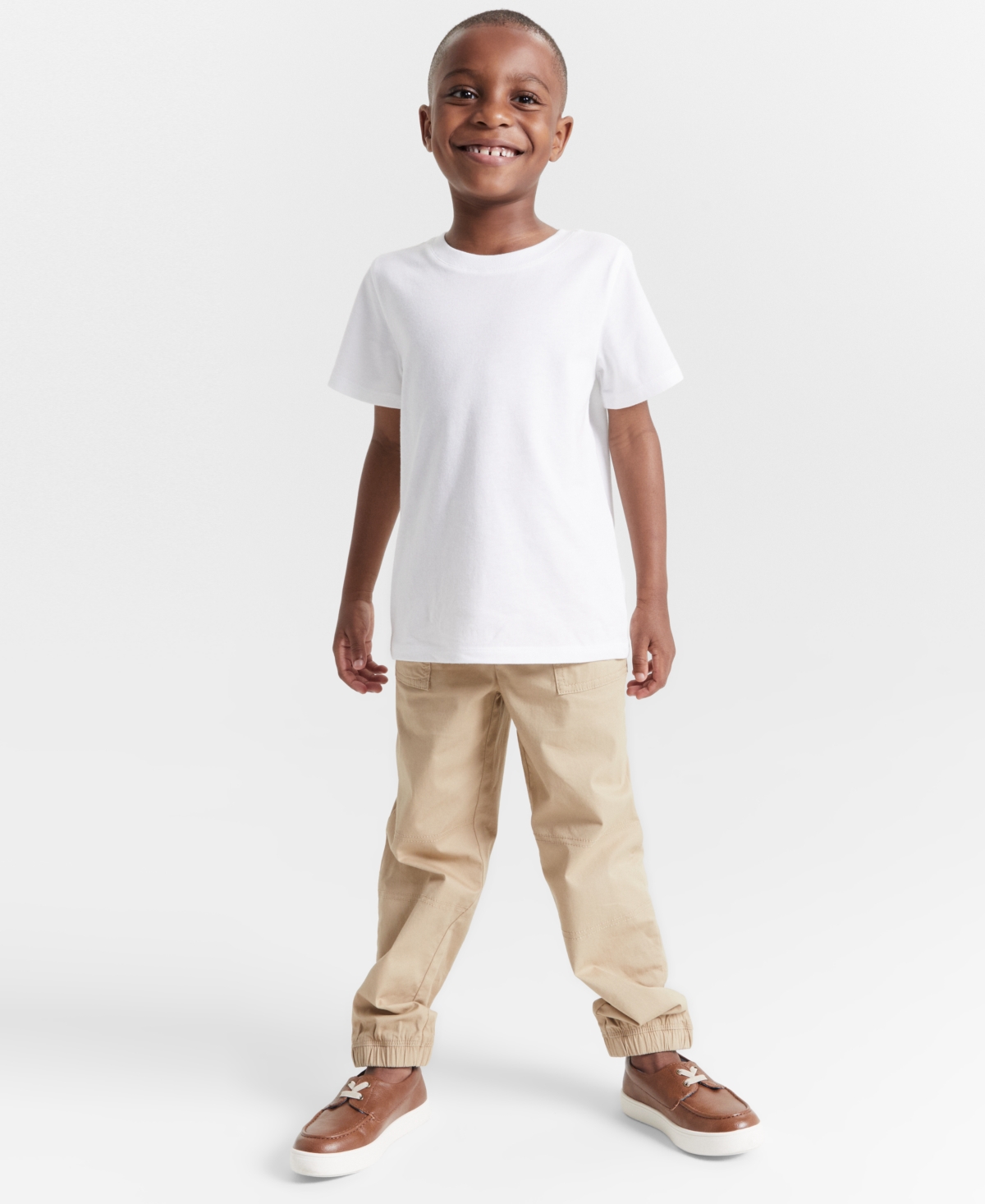Epic Threads Little & Big Boys Solid T-shirt, Created For Macy's In Gray