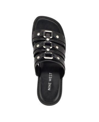 【NINE WEST】Cazz Fisherman スライド サンダル Cazz Fisherman Slide Sandals – Nine West