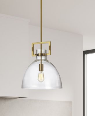 16.75" Metal Liberty 1 Light Pendant