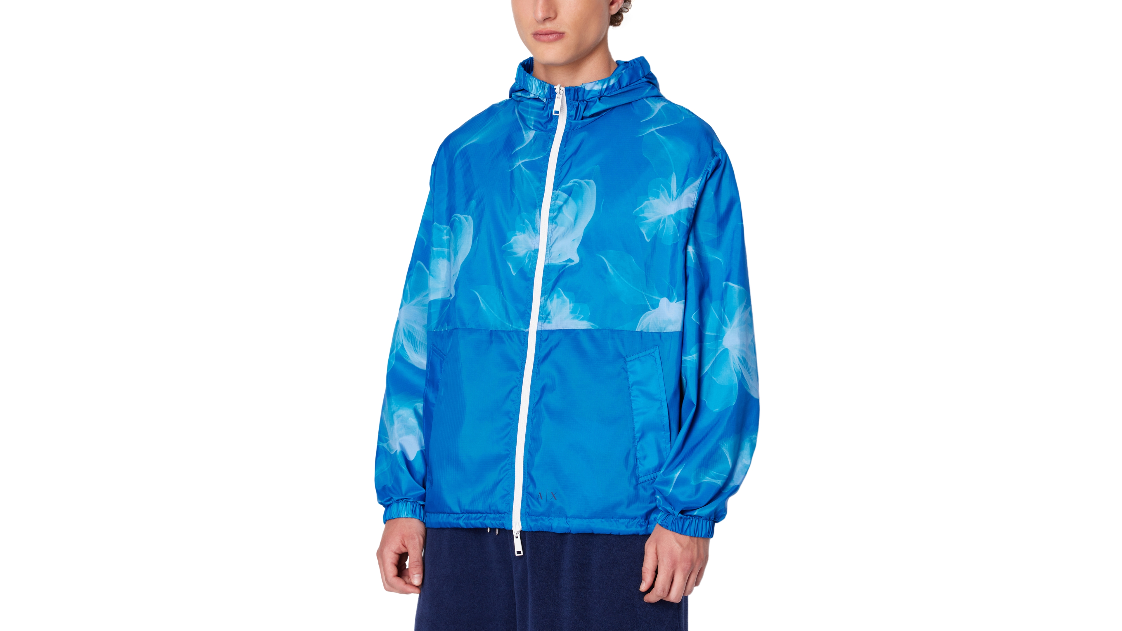 A|X Armani Exchange Men's Floral Blouson Jacket