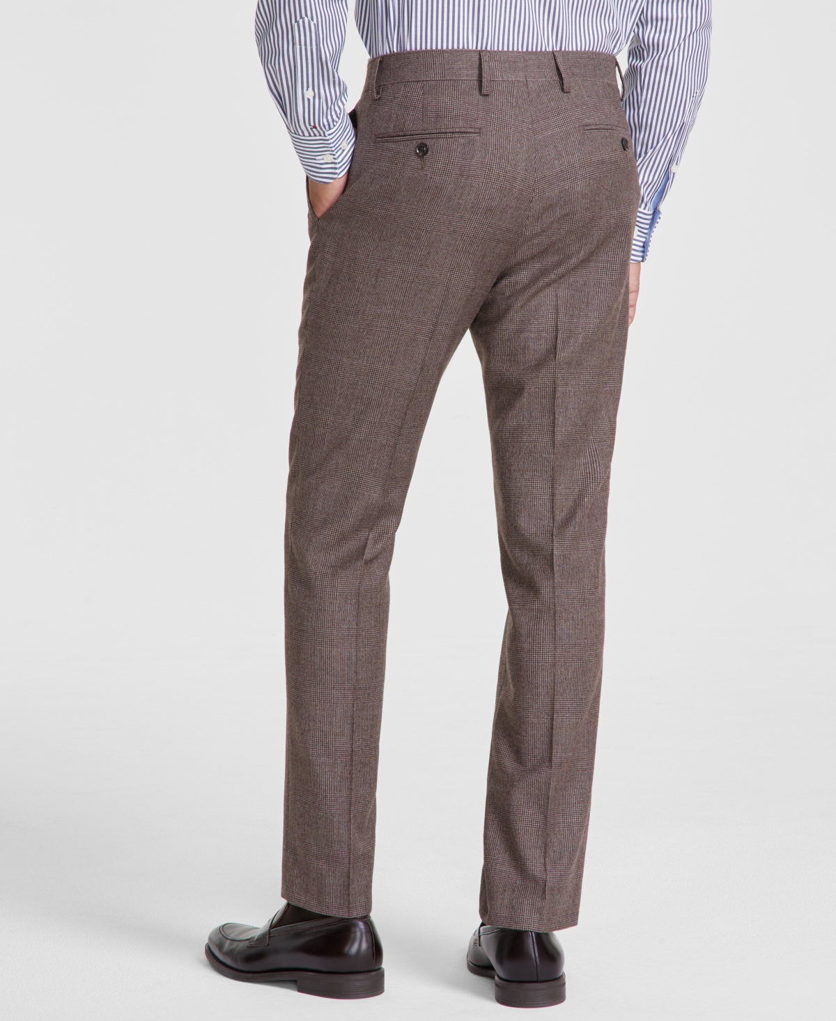 Tommy Hilfiger Mens Modern-Fit Stretch Wool Suit Pants