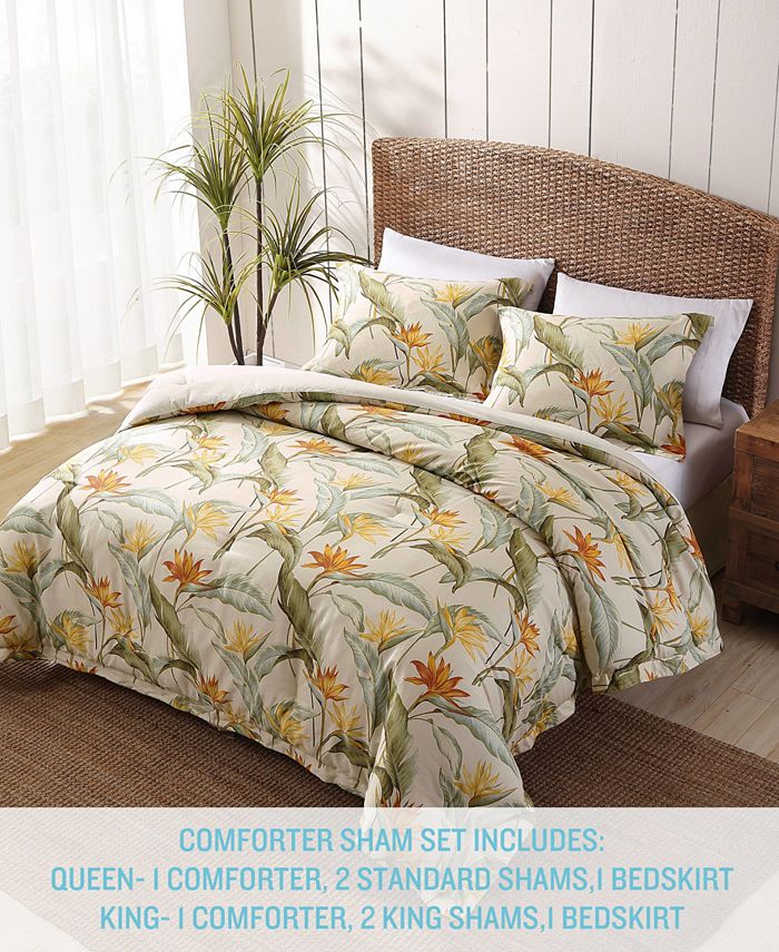 Tommy Bahama Home Birds of Paradise 4Pc. Comforter Set, Queen Macy's