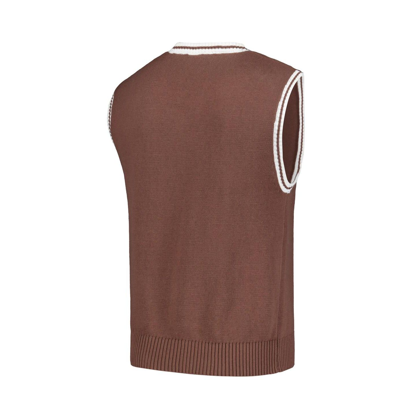 Мужской жилет PLEASURES Brown San Francisco Giants Knit V-Neck Pullover Sweater Vest — фото 3