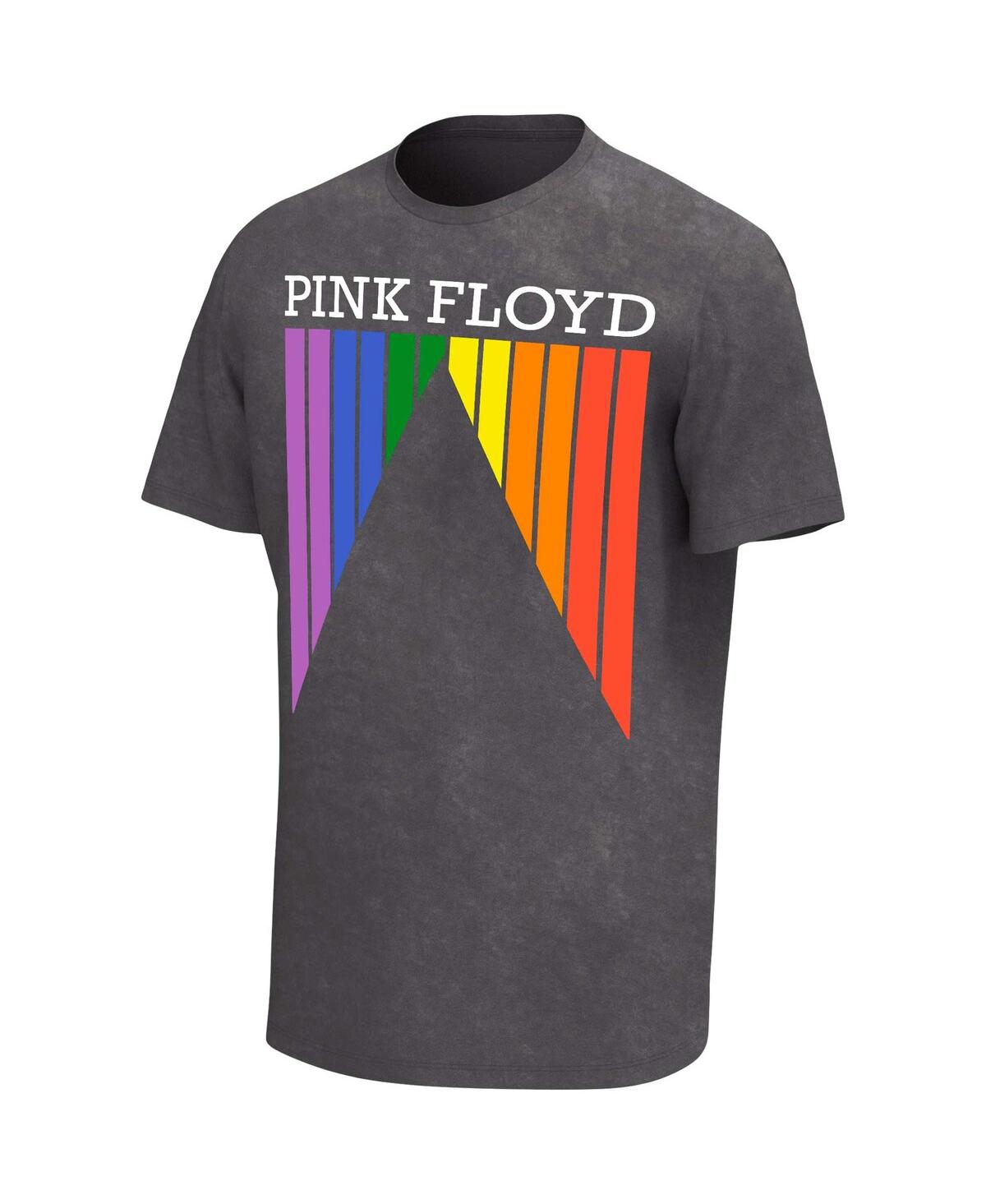 Shop Philcos Men's Black Pink Distressed Floyd Prism Washed T-shirt