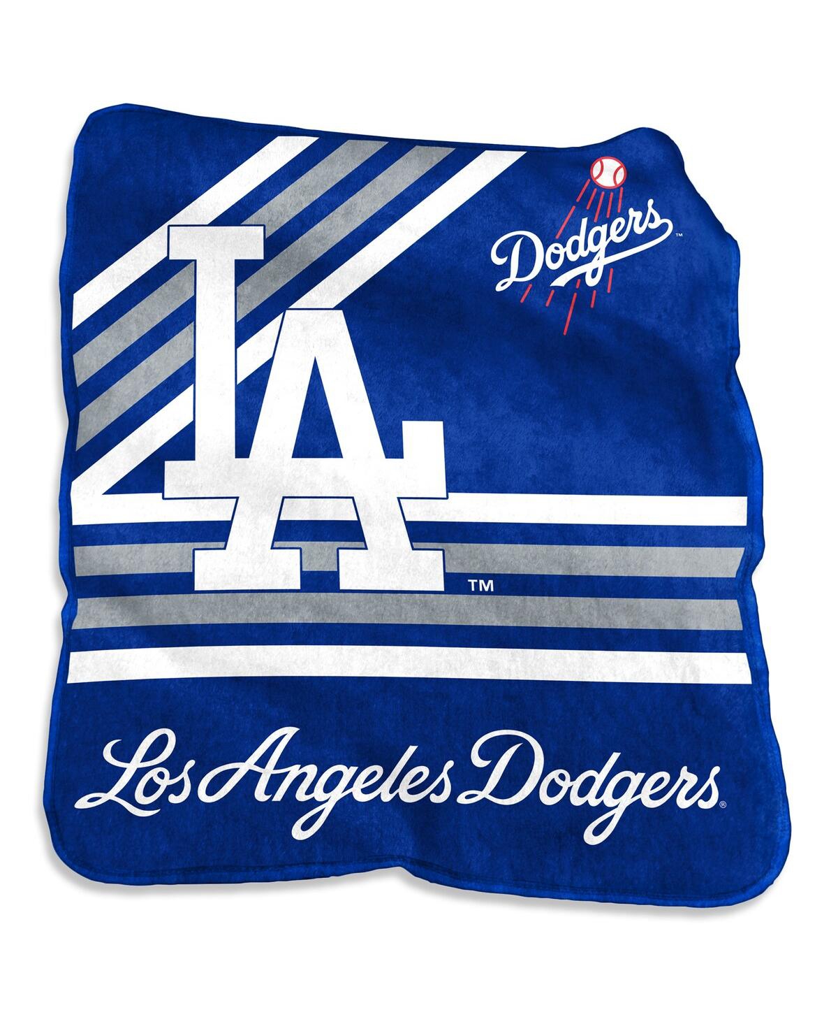Logo Brands Los Angeles Dodgers 50'' X 60'' Plush Raschel Throw In Multi