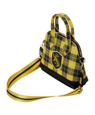 Men's and Women's Harry Potter Hufflepuff Varsity Plaid Crossbody Bag