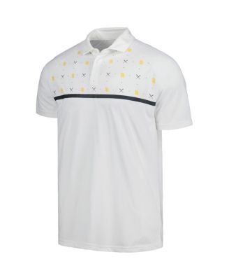 Men's White San Diego Padres Sector Batter Up Raglan Polo Shirt