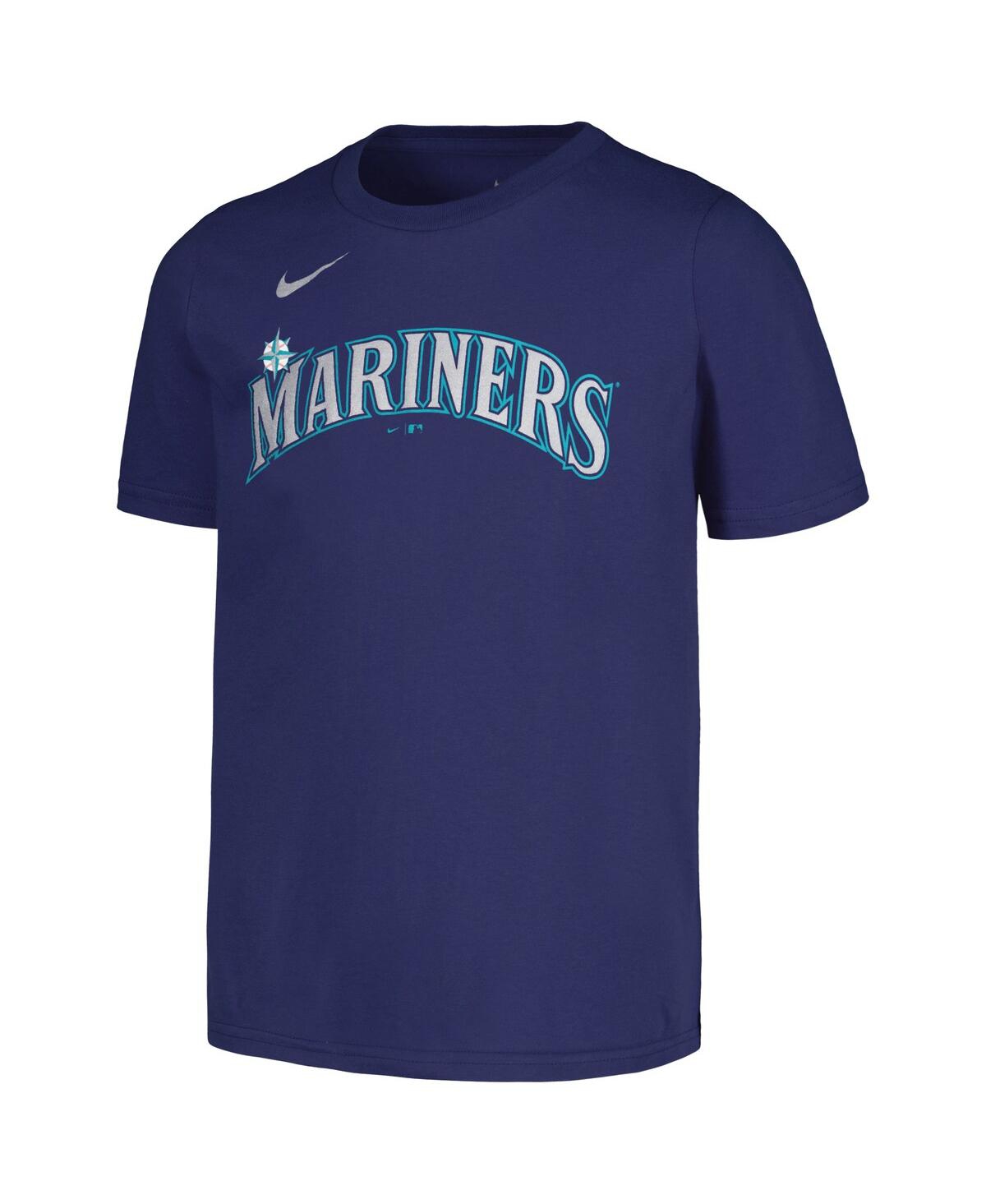 Shop Nike Big Boys  Ty France Navy Seattle Mariners Player Name And Number T-shirt