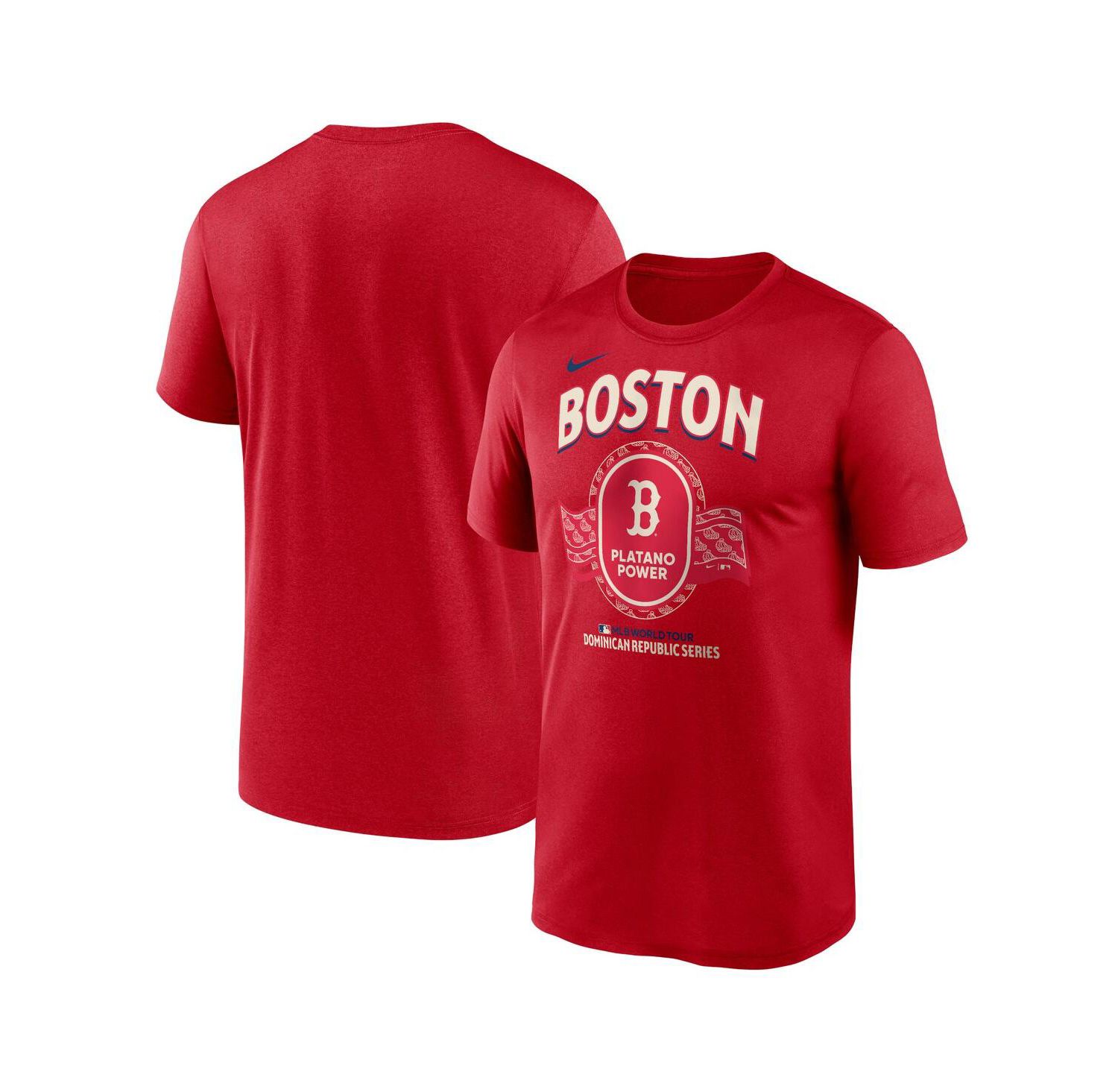 Men's Red Boston Red Sox Dominican Republic Series Legend T-shirt