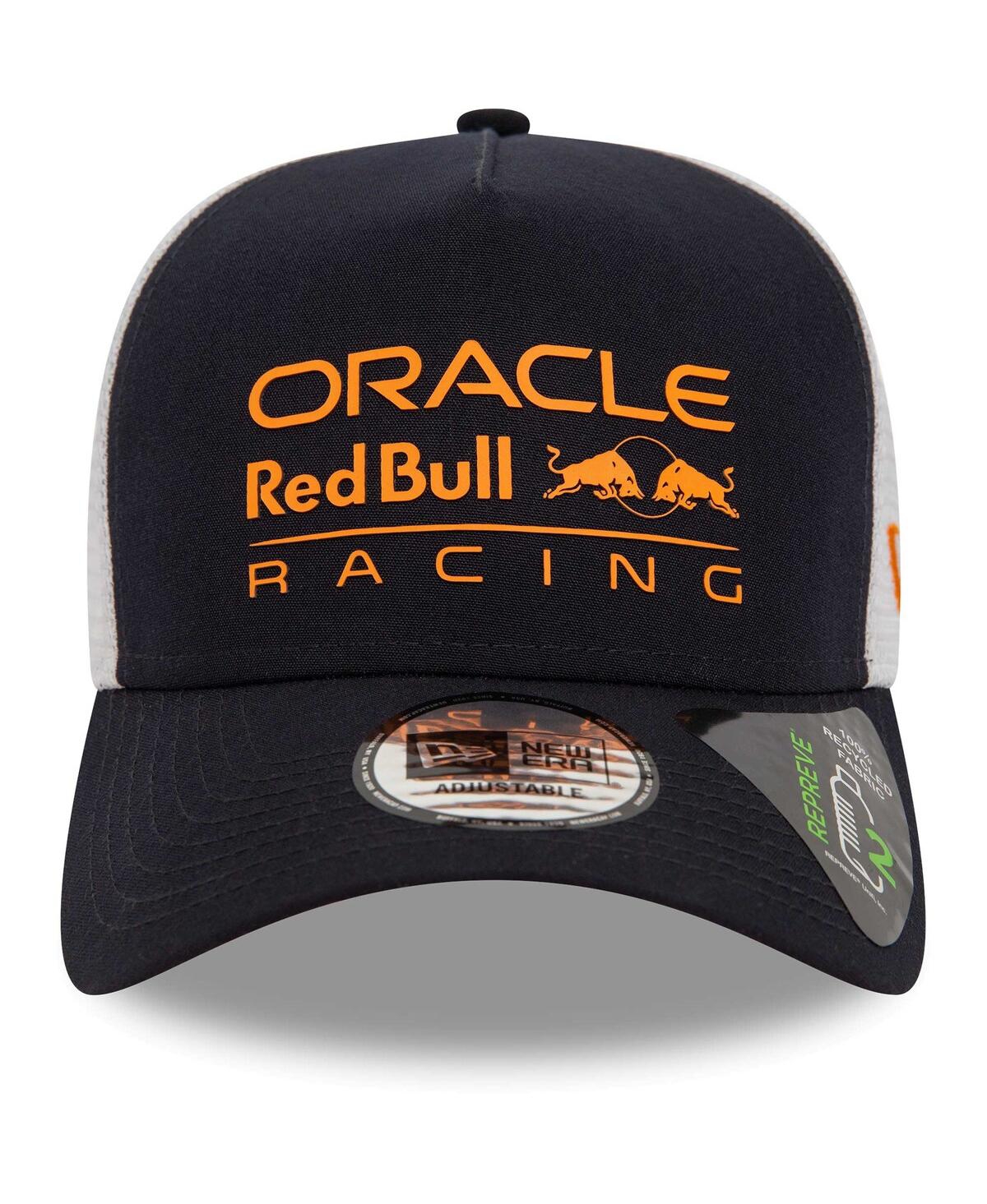 New Era Men's  Navy Red Bull Racing Team E-frame Trucker Adjustable Hat In Navy