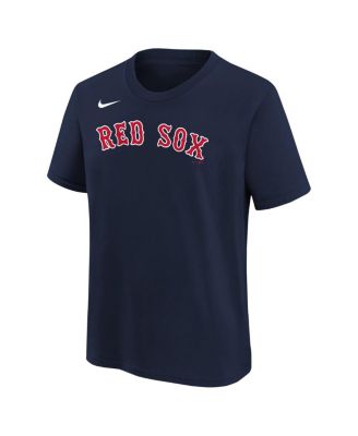 Big Boys David Ortiz Navy Boston Red Sox Home Player Name and Number T-shirt