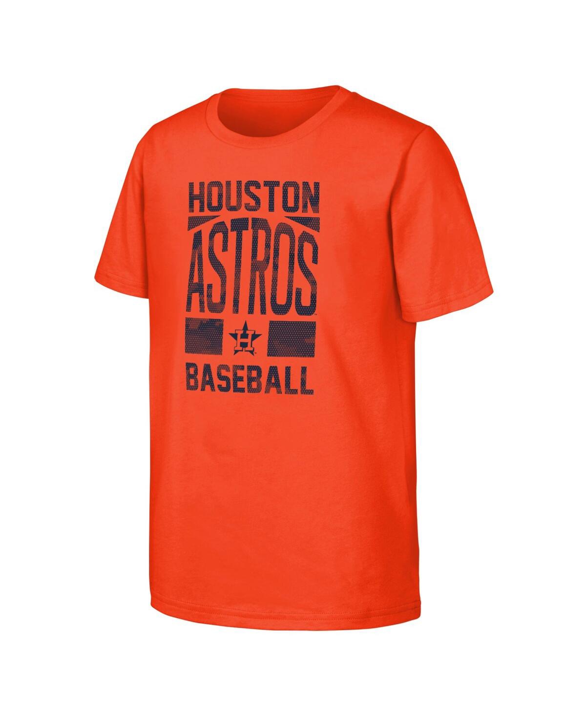 Outerstuff Kids' Big Boys And Girls Fanatics Orange Houston Astros Season Ticket T-shirt