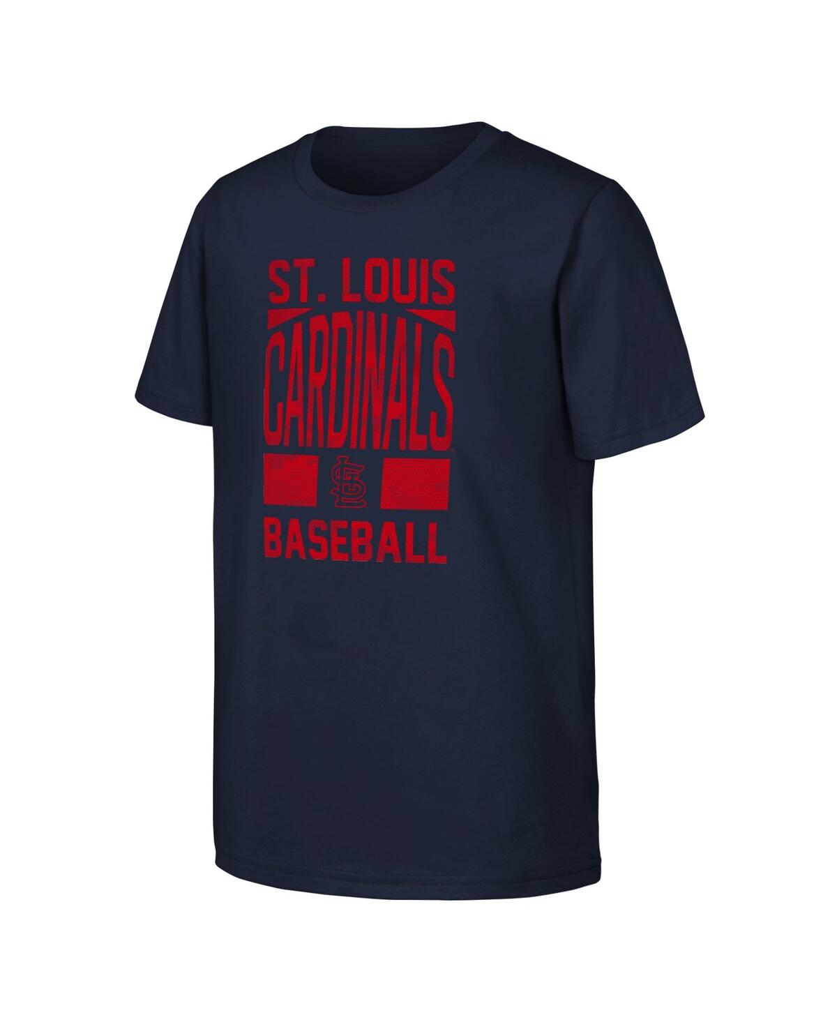 Outerstuff Kids' Big Boys Fanatics Navy St. Louis Cardinals Season Ticket T-shirt