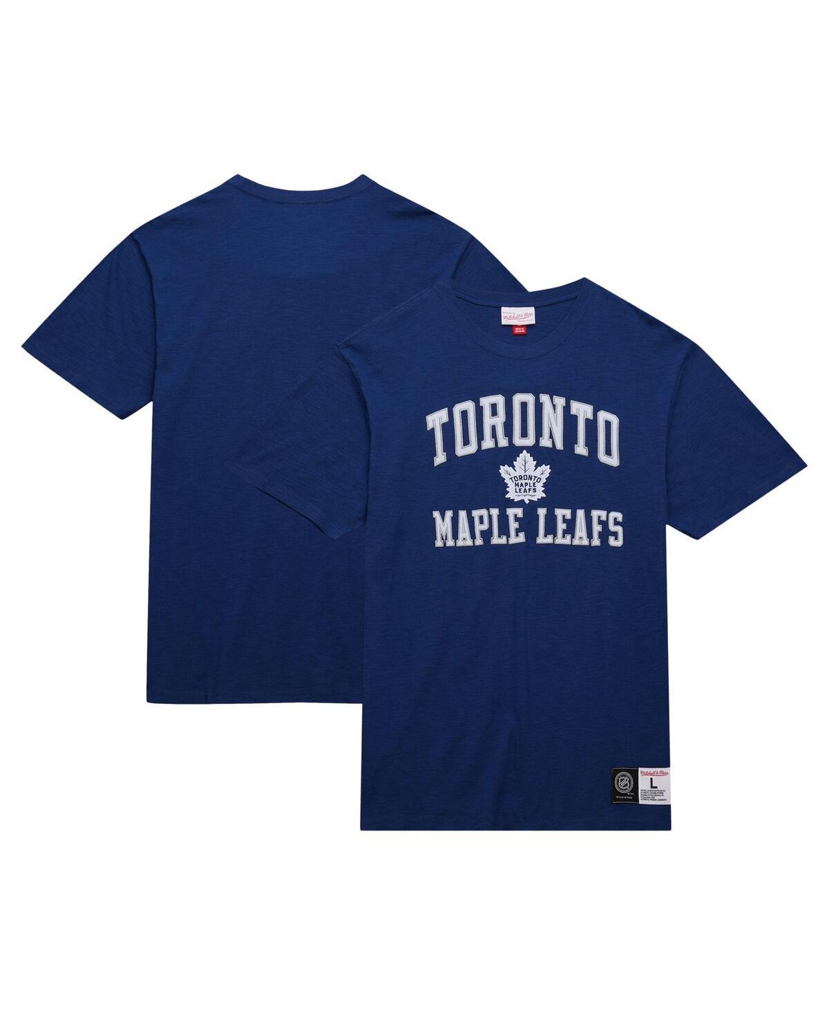 Shop Mitchell & Ness Men's  Blue Toronto Maple Leafs Legendary Slub T-shirt