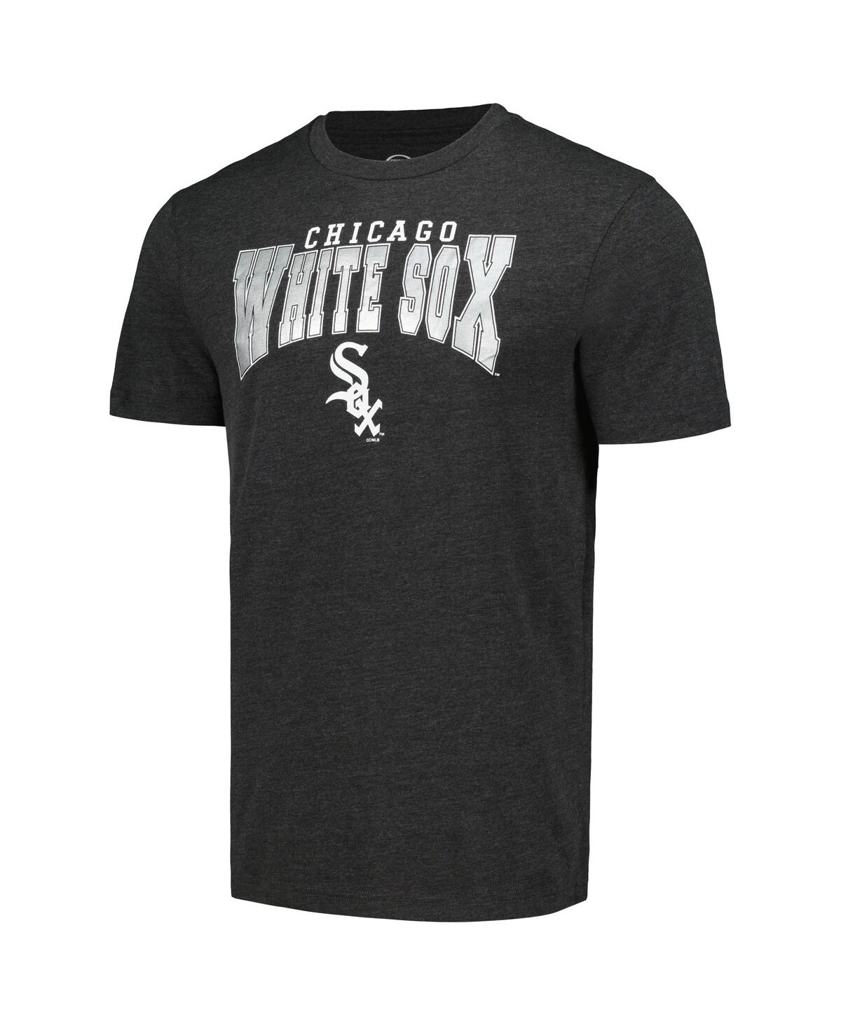 Shop Concepts Sport Men's  Charcoal, Black Chicago White Sox Meter T-shirt And Pants Sleep Set In Charcoal,black