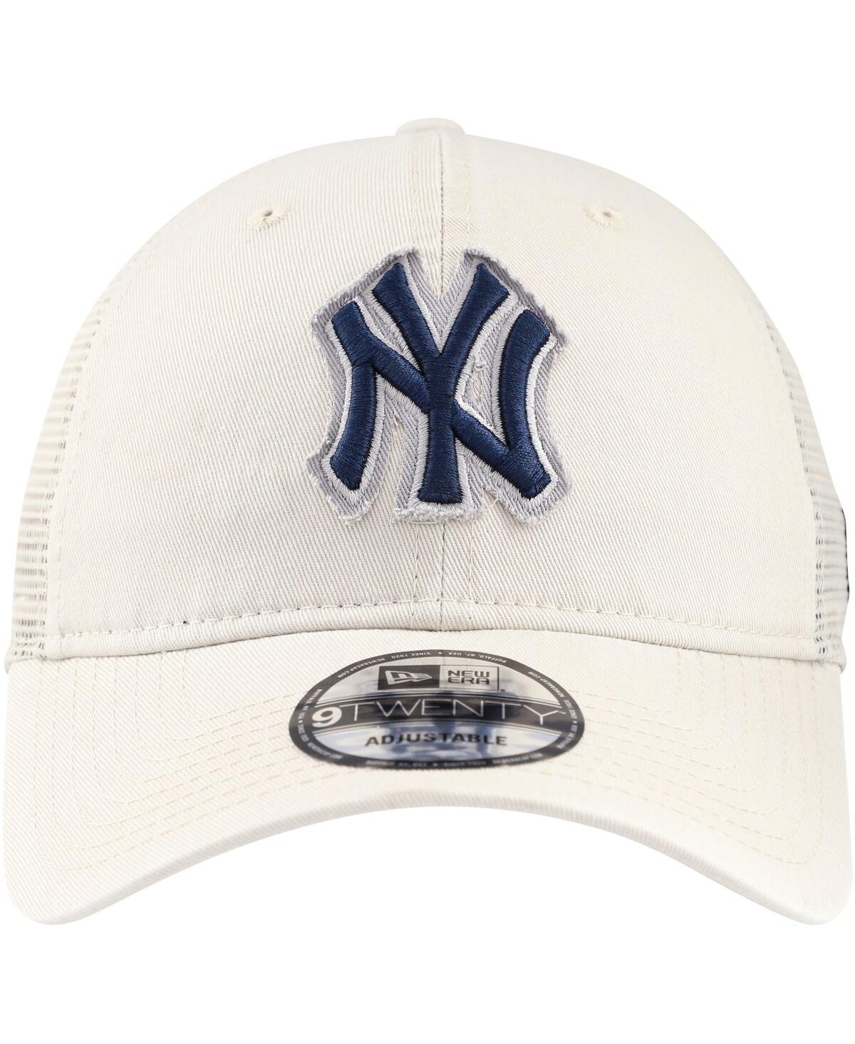 Men's New EraNew York Yankees Game Day 9TWENTY Adjustable Trucker Hat - Stone