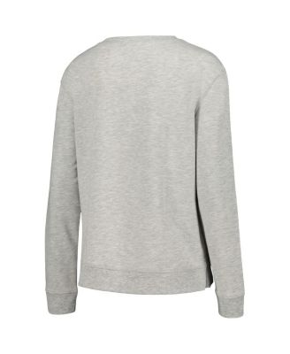 Women's Gray Chicago Bulls Cedar Long Sleeve T-shirt and Shorts Sleep Set