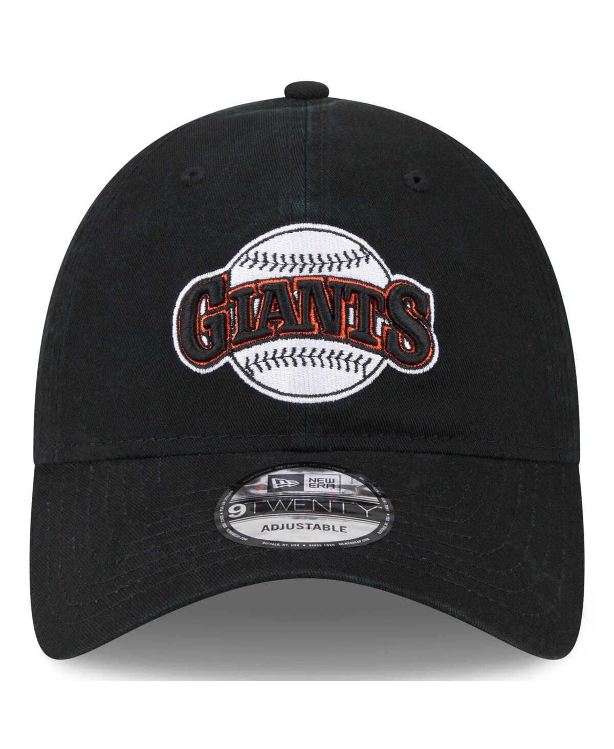 Youth Boys and Girls New EraSan Francisco Giants 2024 Batting Practice 9TWENTY Adjustable Hat - Black