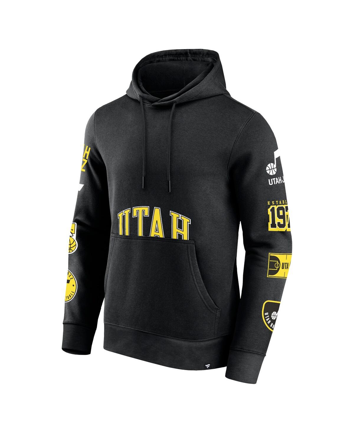 Men's FanaticsUtah Jazz Home Court Pullover Hoodie - Black