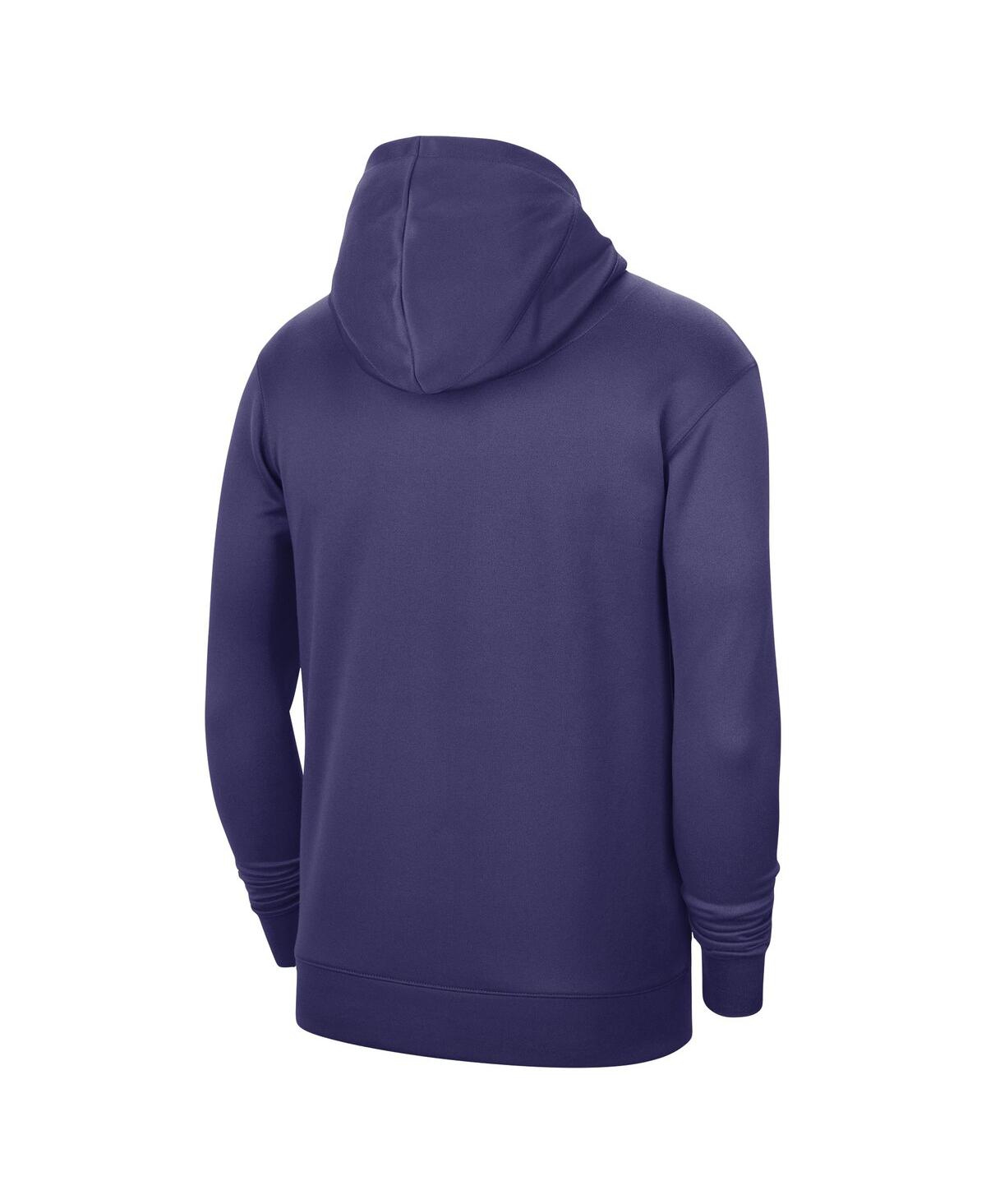 Men's and Women's JordanCharlotte Hornets 2023/24 Performance Spotlight On-Court Practice Pullover Hoodie - Purple