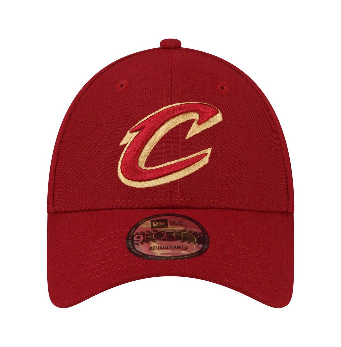 Мужская кепка New Era Wine Cleveland Cavaliers The League 9FORTY Adjustable Hat — фото 4
