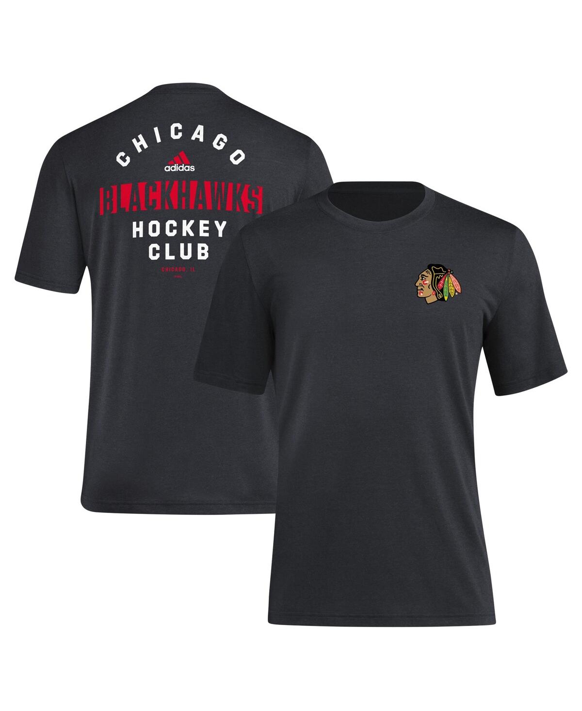 Adidas Originals Men's Adidas Black Chicago Blackhawks Blend T-shirt