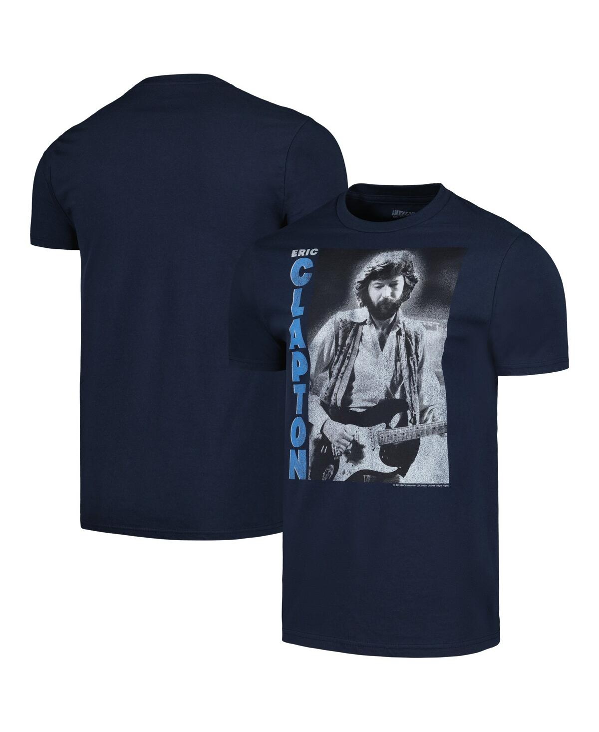Men's Navy Eric Clapton Black & White Photo T-shirt - Navy