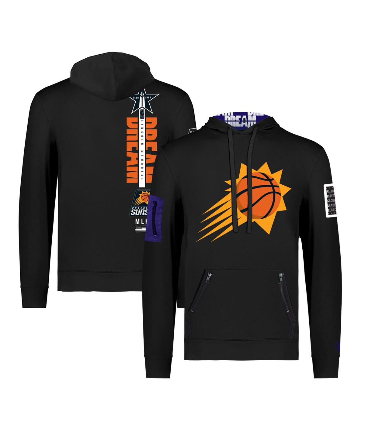 Men's and Women's Fisll x Black History Collection Black Phoenix Suns Pullover Hoodie - Black