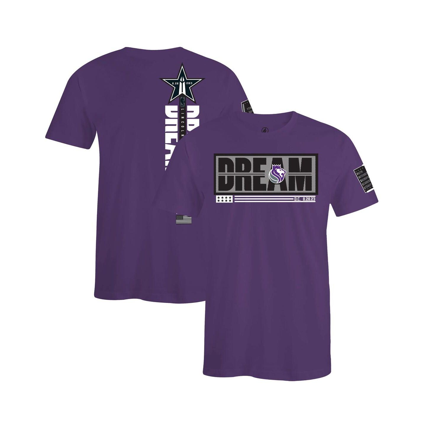 Футболка FISLL x Black History Collection Purple Sacramento Kings — фото 1