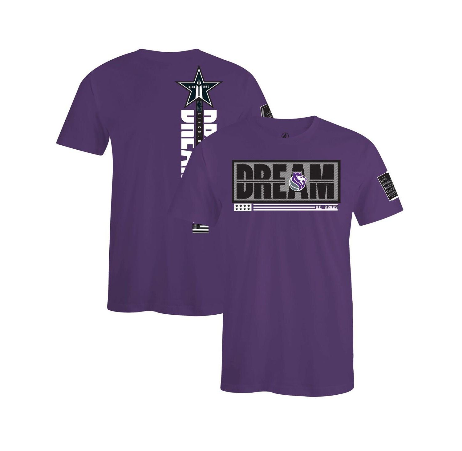 Men's and Women's x Black History Collection Purple Sacramento Kings T-shirt