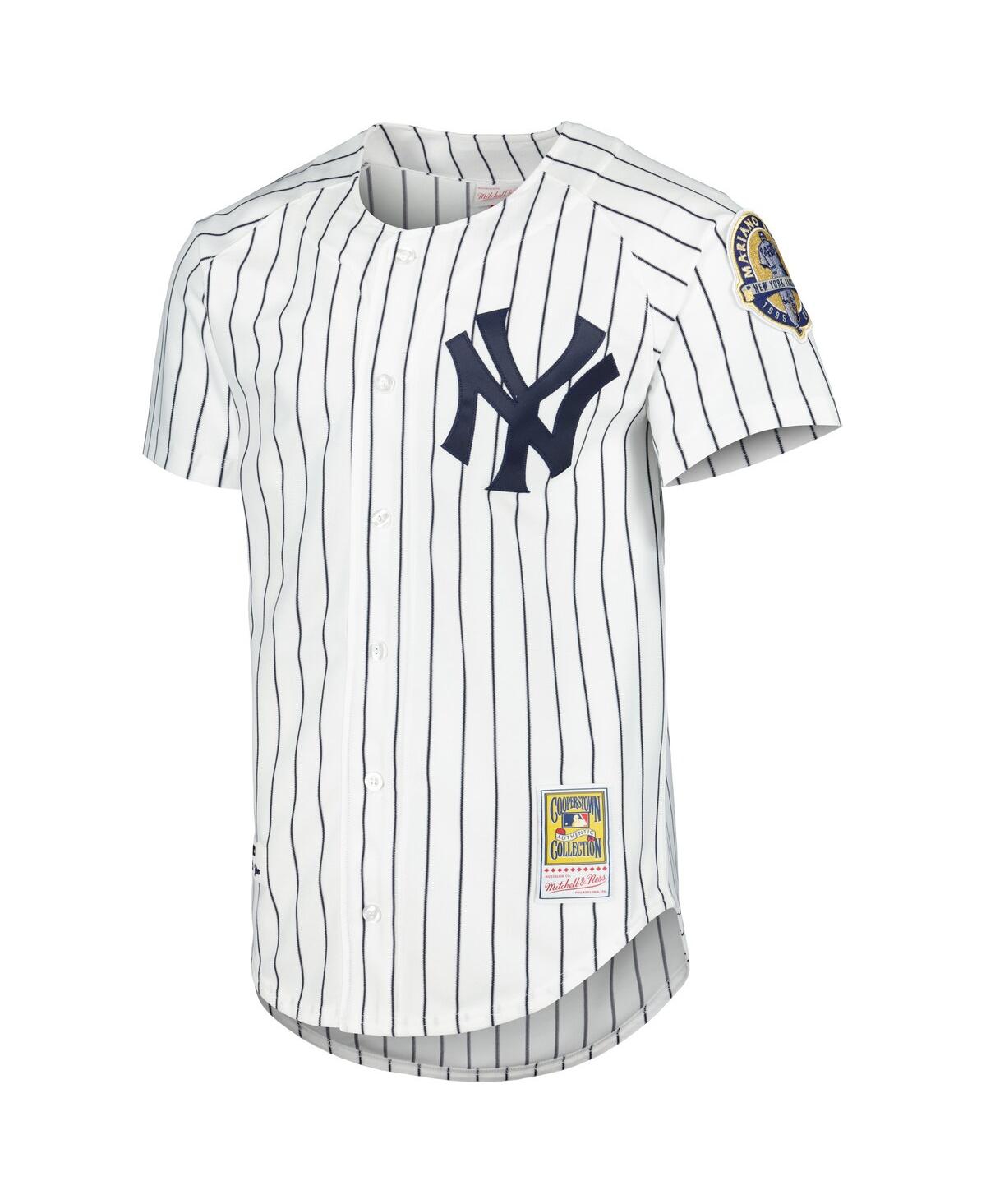 Men's Mitchell & Ness Derek Jeter White New York Yankees Cooperstown Collection Authentic Jersey