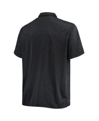 Men's Heathered Black Colorado Buffaloes Big and Tall Performance Polo Shirt