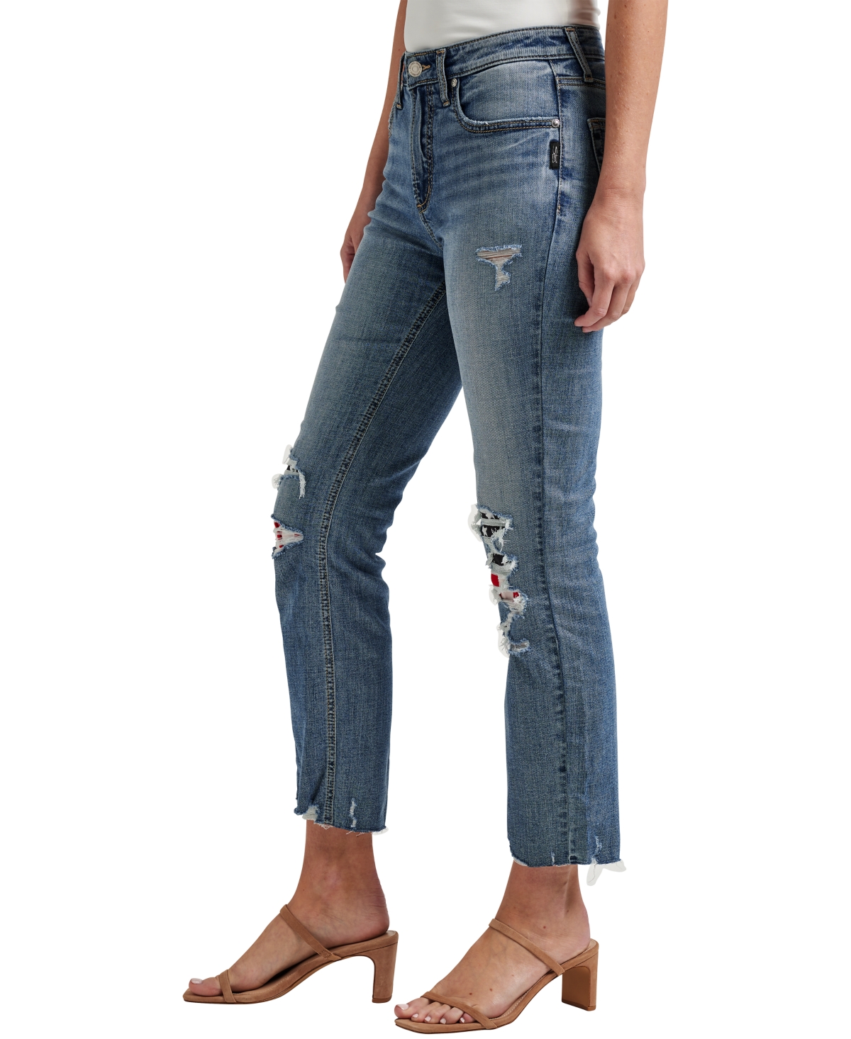 Shop Silver Jeans Co. Most Wanted Mid Rise Americana Straight Leg Jeans In Indigo