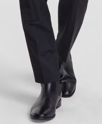 Men's Modern-Fit Solid Wool-Blend Suit Trousers - CLOSE OUT!