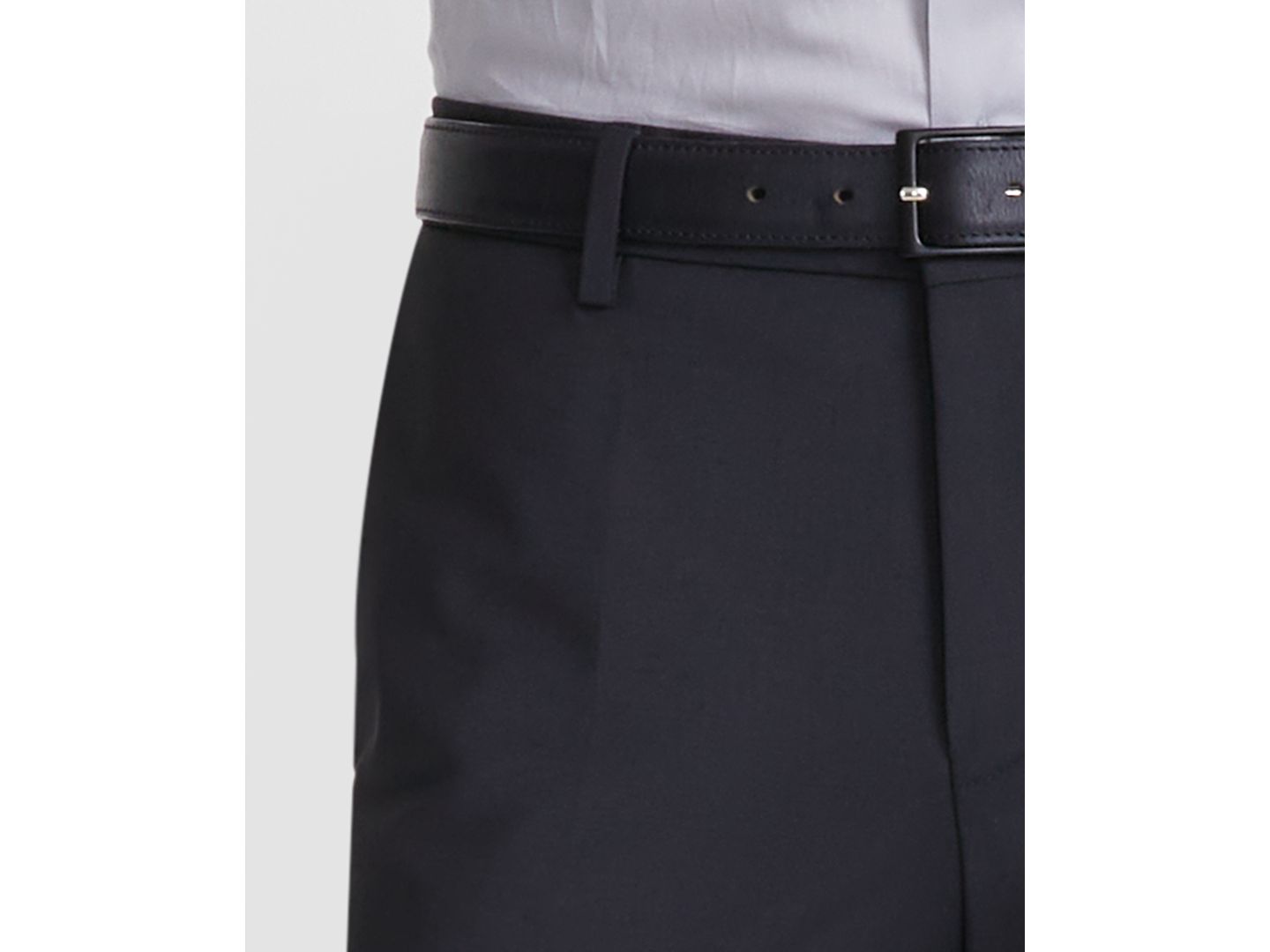 Мужские брюки Hugo Boss Slim-Fit Superflex Stretch Solid Suit, цвет: Чёрный — фото 4